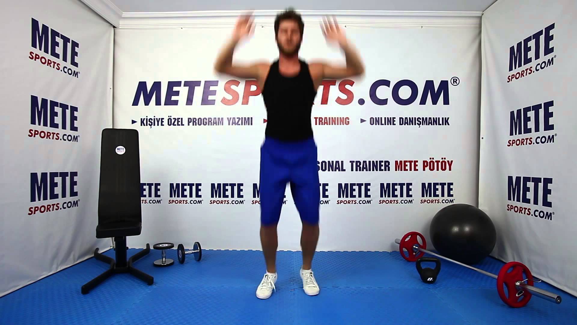 Burpee 3. Seviye Evde Kilo Verme Hareketleri Mete Sports