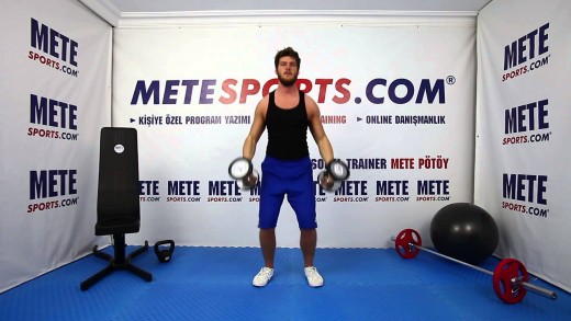 DB Çökme + Körl + Pres + Triceps Açma – Full Contact :)
